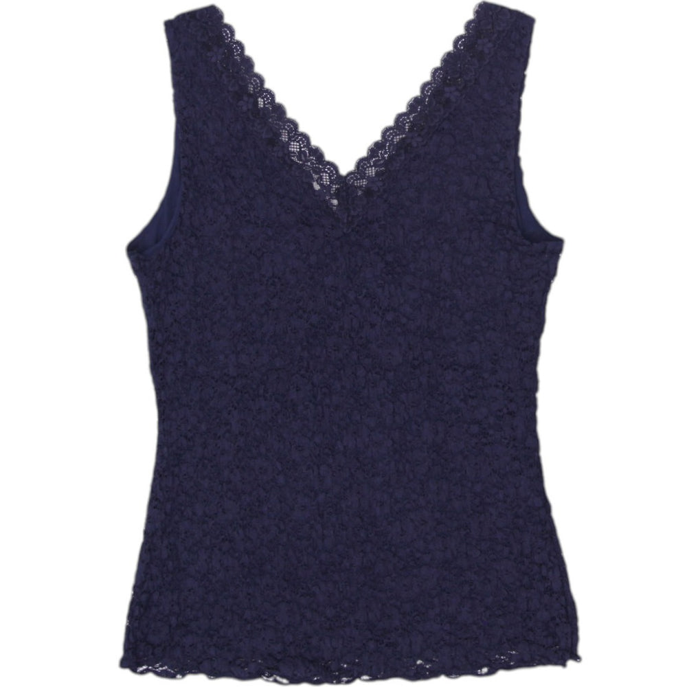Y2K Ladies Lace V-Neck Camisole Top Size M | Migration_Y2K Tops - Side View | Fashion Rerun