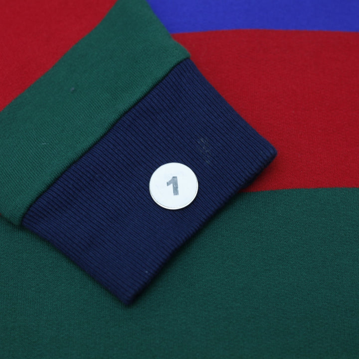 Mens Polo Ralph Lauren Rainbow Striped Pullover Hoodie Size L