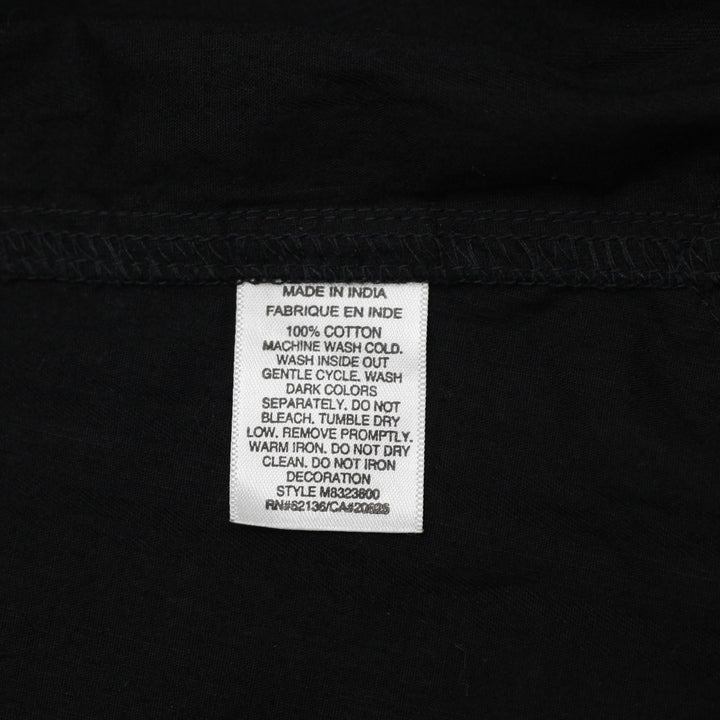 Mens Guess Embroidered Back Graphic Long Sleeve Button Down Shirt Size L