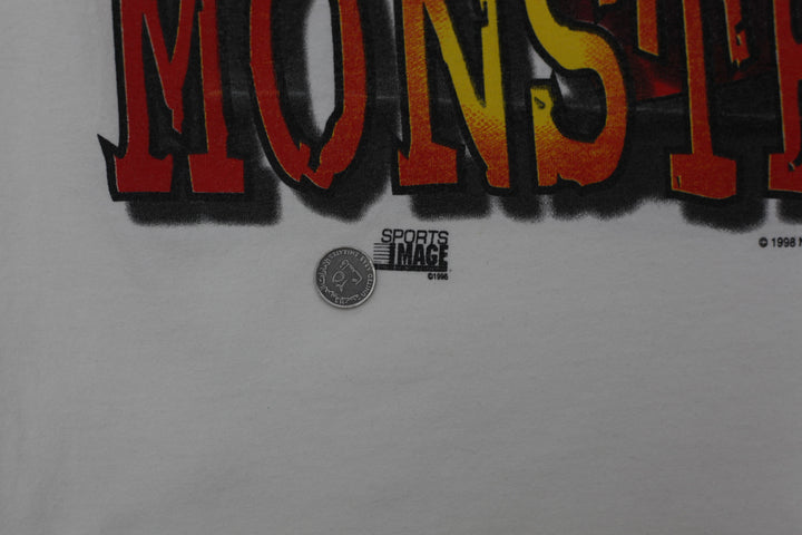 1998 Vintage MBNA Gold 400 Nascar Winston Cup Series AOP T-Shirt Made in USA XL - Fashion Rerun Vintage Migration_T-Shirt