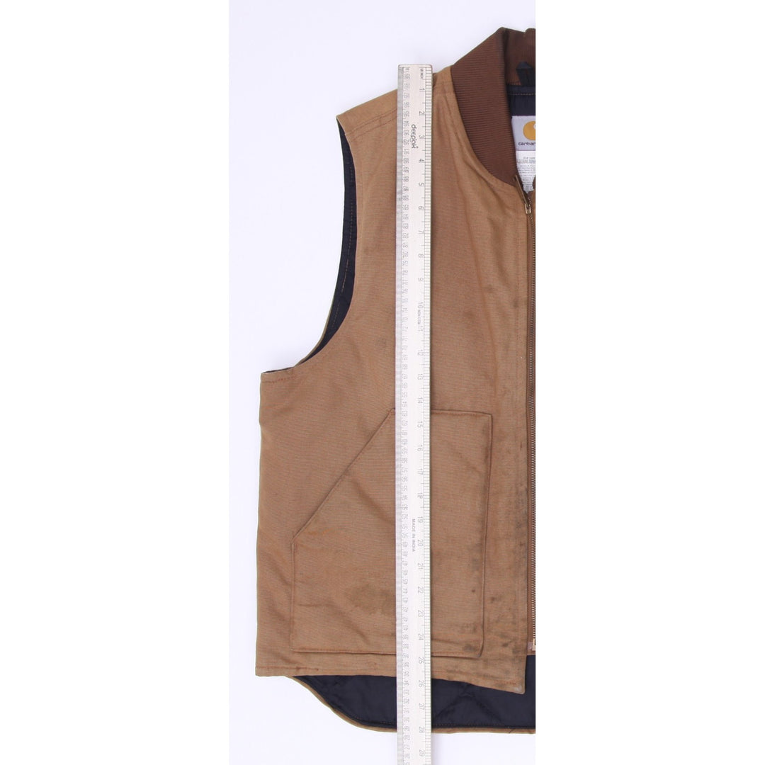 Carhartt V01 BRN Arctic Quilt-Lined Duck Workwear Utility Vest Size L | Migration_Vests - View 9 | Fashion Rerun