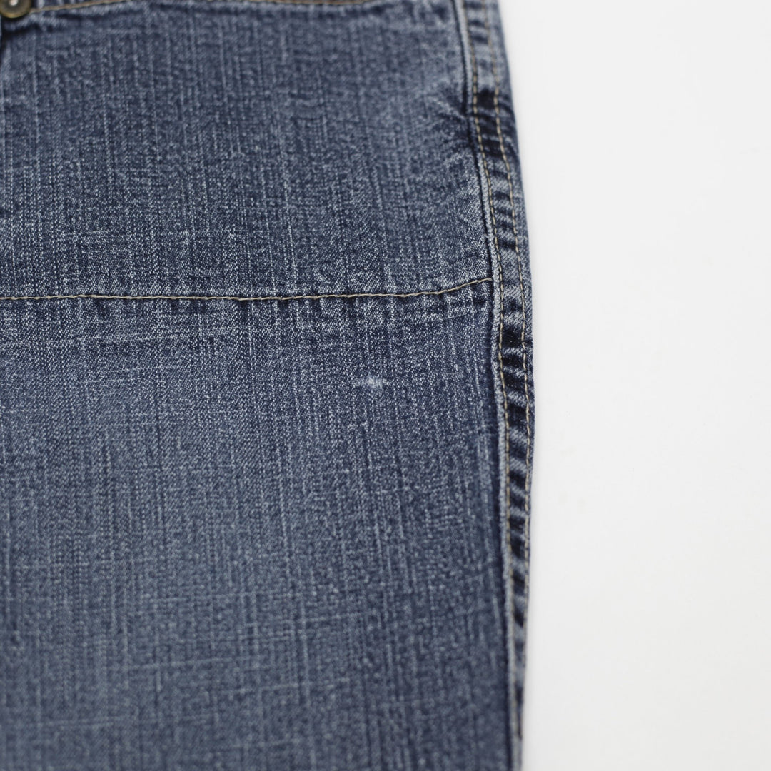 Y2K Ladies Parasuco Stretchable Denim Flare Jeans Size 29