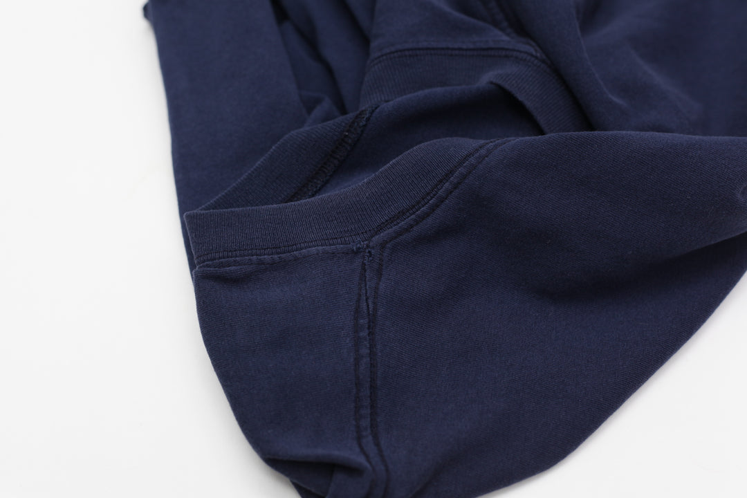 90's Vintage Nike Swoosh Embroidered Navy Crewneck T-Shirt XL