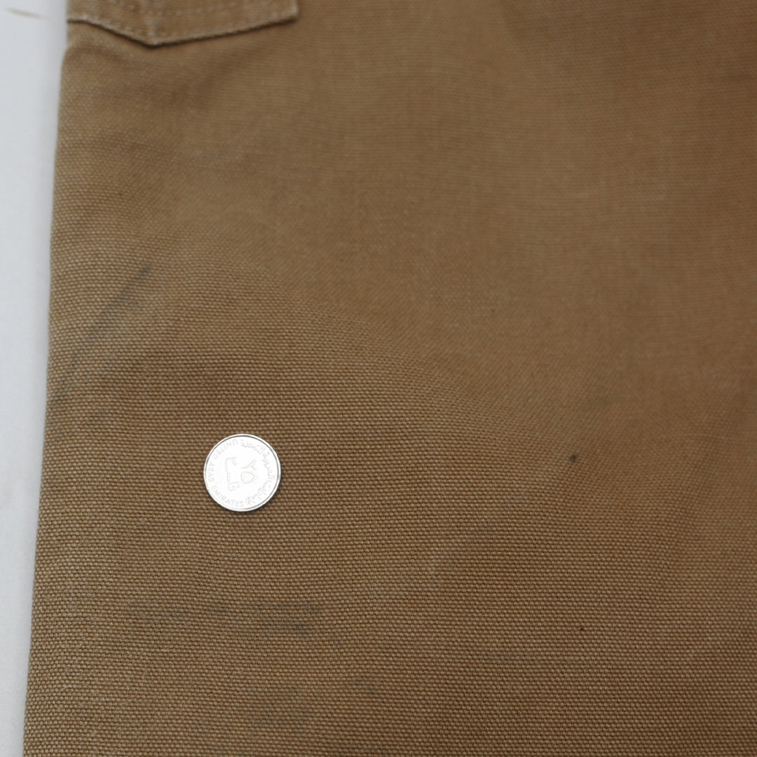 Mens Carhartt B01 BRN Dungaree Fit Double Knee Carpenter Work Pants - Fashion Rerun Vintage Migration_Pants