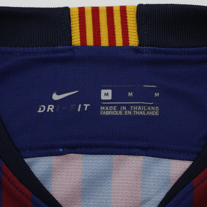 2018 - 2019 Barcelona Home Soccer Jersey Size M | Migration_Jerseys - Back View | Fashion Rerun