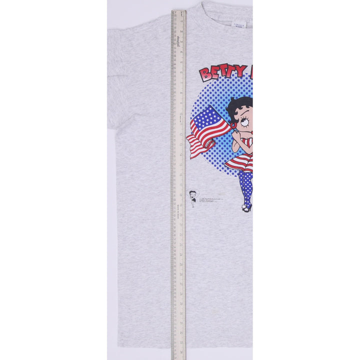 Vintage Mens College Ware Betty Boop Graphic T-Shirt Made in USA Size OS