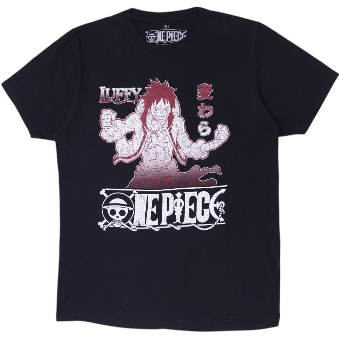 Mens One Piece Luffy Anime Graphic T-Shirt Size M