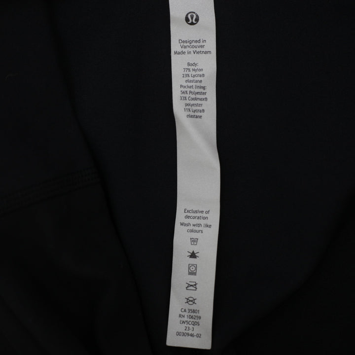 Ladies Lululemon Wunder Train High-Rise Tight 25" Black Everlux Leggings Size 6
