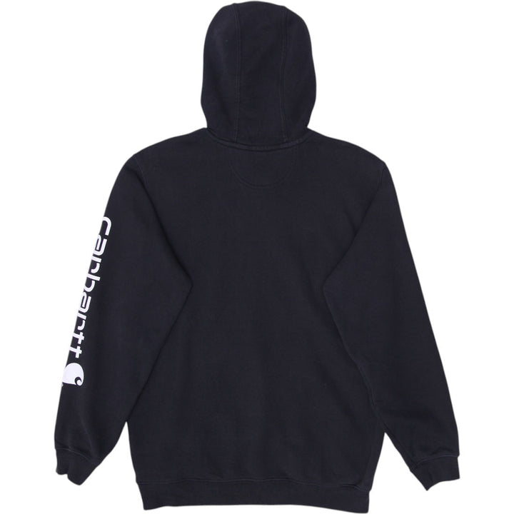 Mens Carhartt Loose Fit Graphic Black Hoodie Size M