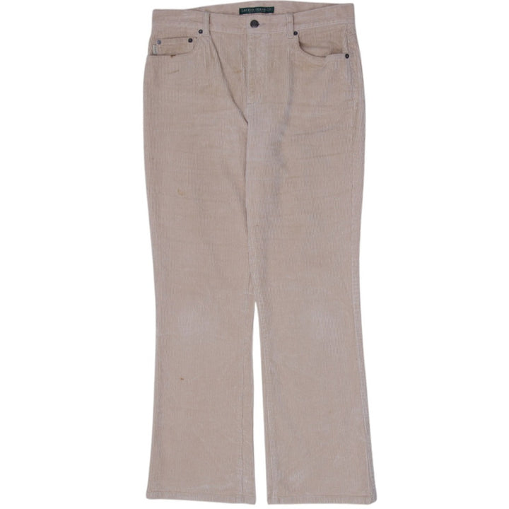 Lauren Jeans Co. Ralph Lauren Women's Beige Corduroy Pants Size 10