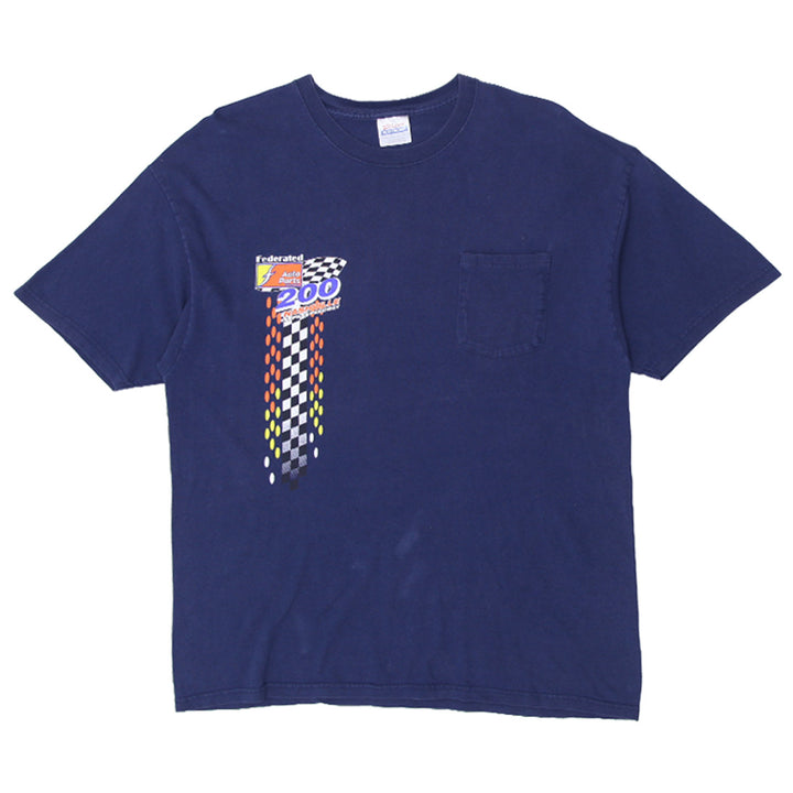 Vintage Ken Schrader Federated Auto Parts Racing T-Shirt, Hanes Size XL , Navy - Fashion Rerun Vintage Migration_T-Shirt