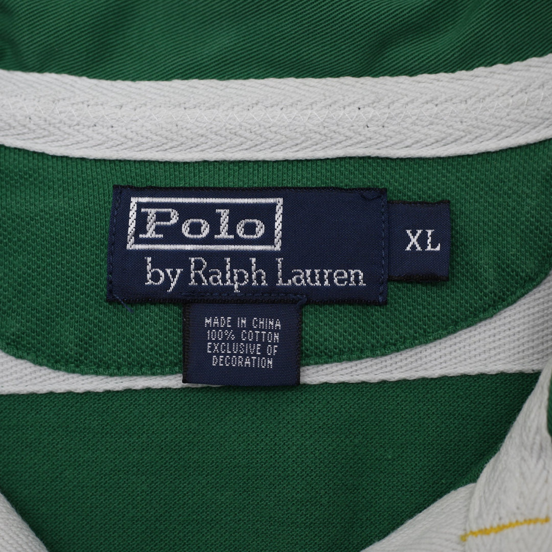 Vintage Mens Polo Ralph Lauren Embroidered Number 9 Polo Shirt Size XL | Migration_T-Shirts - Back View | Fashion Rerun