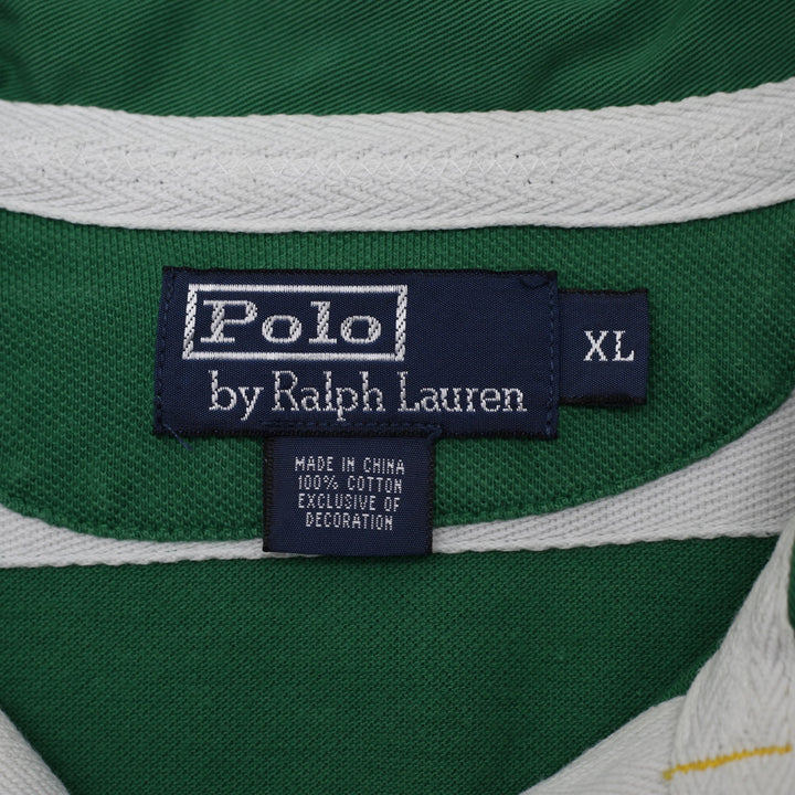 Vintage Mens Polo Ralph Lauren Embroidered Number 9 Polo Shirt Size XL | Migration_T-Shirts - Back View | Fashion Rerun