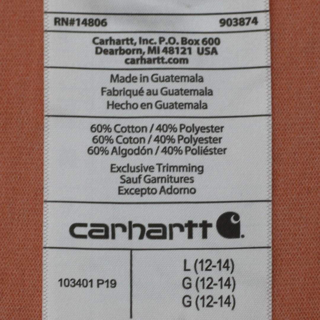 Ladies Carhartt 103401 P19 Loose Fit Long Sleeve T-Shirt