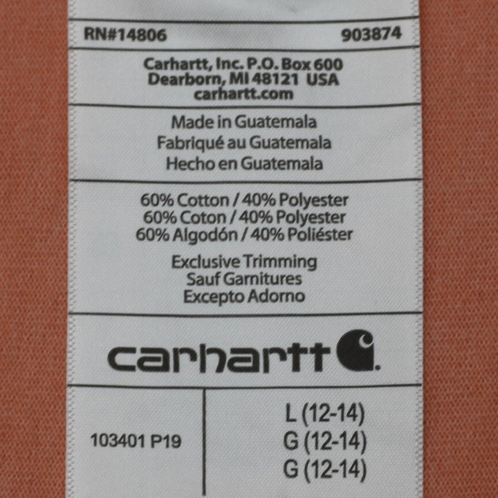 Ladies Carhartt 103401 P19 Loose Fit Long Sleeve T-Shirt