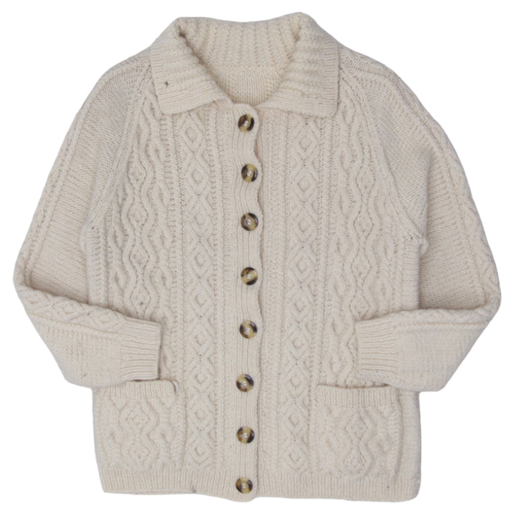 Vintage Knitted Cardigan Sweater Ladies