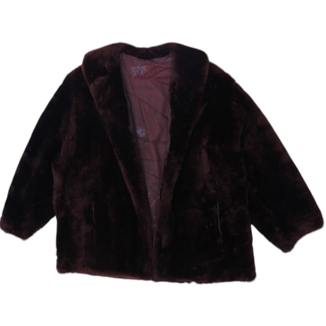 60's Mid-Century Faux Fur Coat