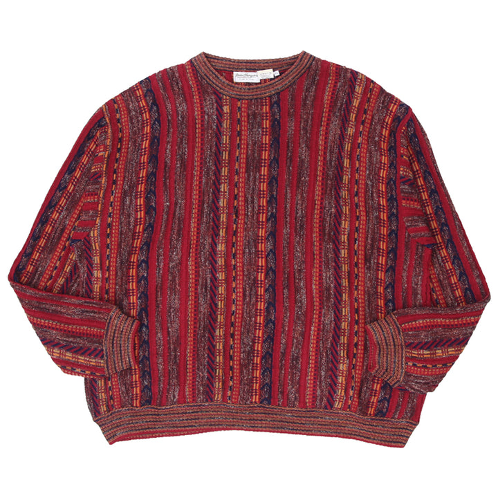 Vintage Norm Thompson Coogi Style Wool Blend Knit Sweater Made in Italy XL - Fashion Rerun Vintage Migration_Sweaters