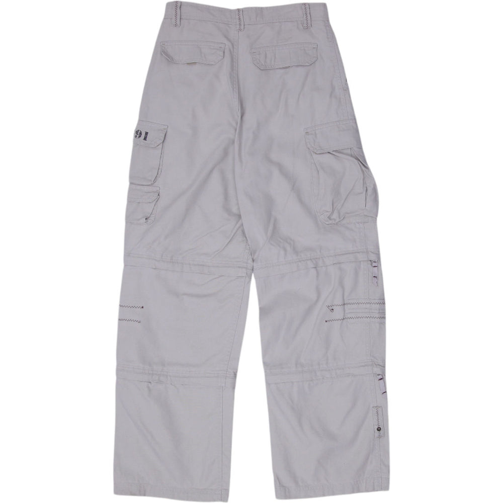 Ladies Camouflage Ramie Cotton Workwear Cargo Pants Size 18 | Migration_Pants - Side View | Fashion Rerun