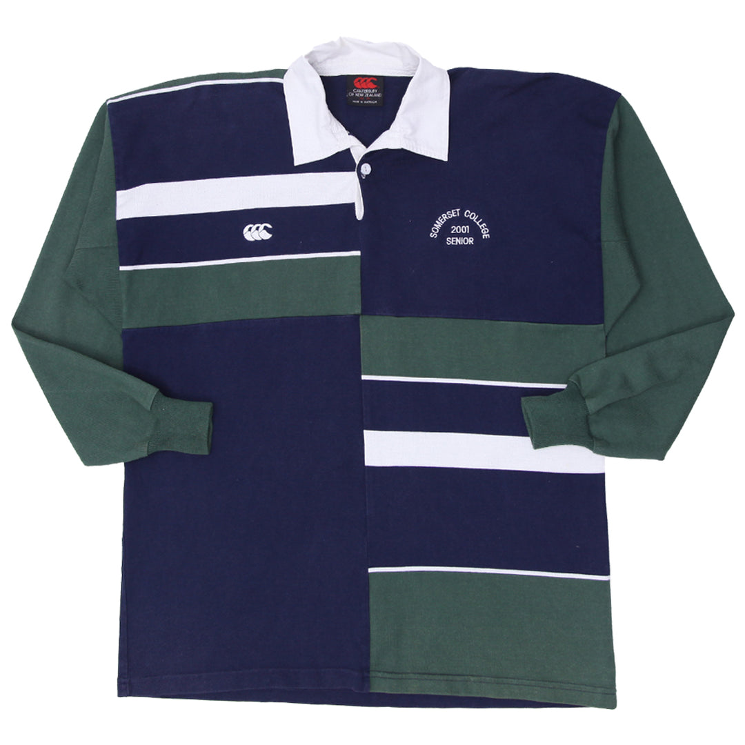 2001 Vintage Canterbury Somerset College Rugby Shirt XL - Fashion Rerun Vintage Migration_T-Shirt