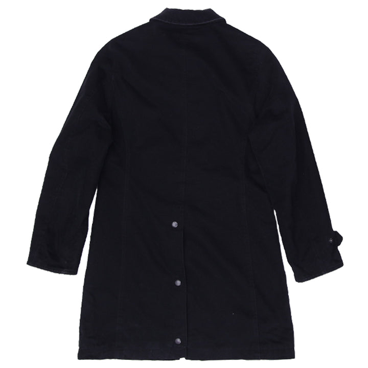 Ladies Barbour Waterproof And Breathable Plaid Lined Corduroy Collar Jacket