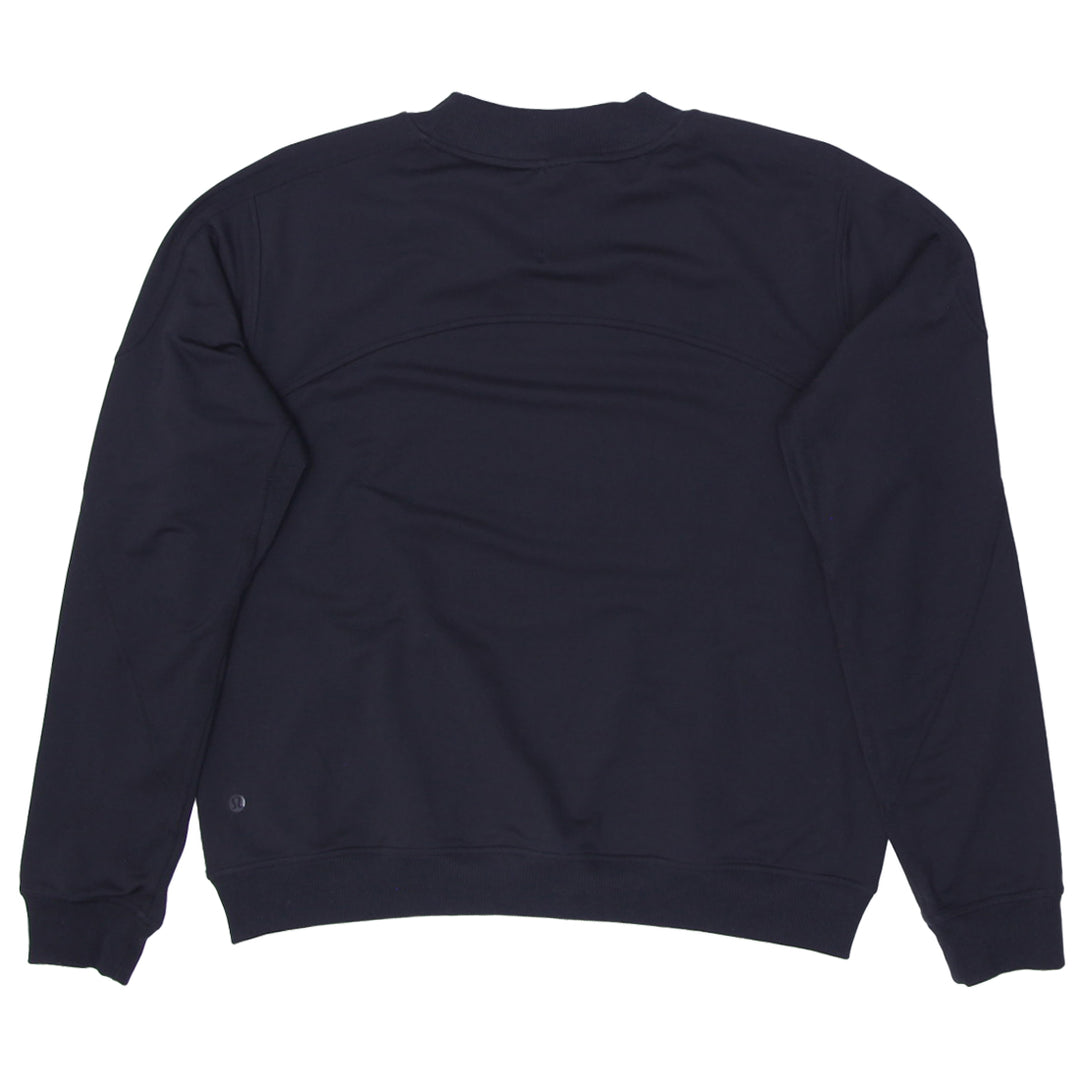 Ladies Black Lululemon Crewneck Sweatshirt