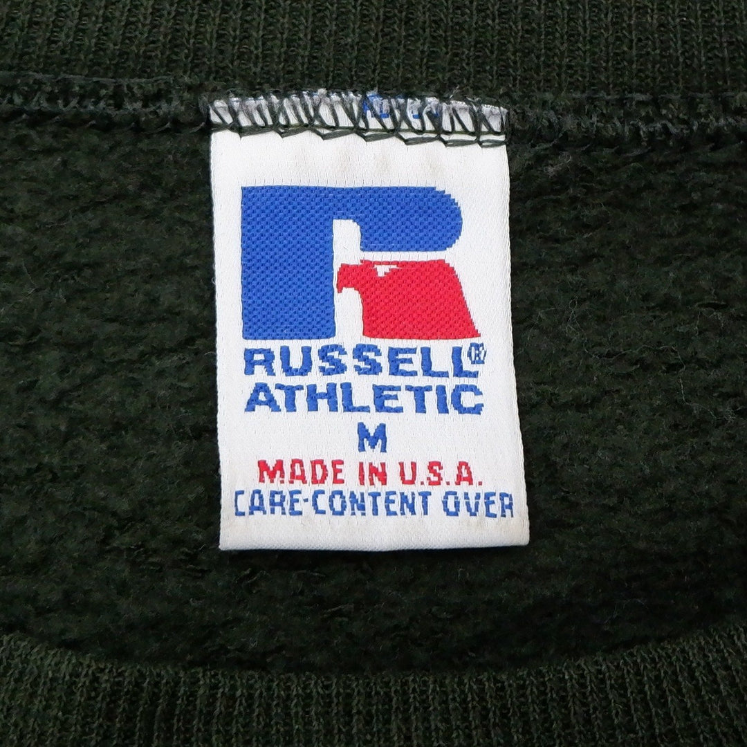 Vintage Mens Russell Athletic Sweatshirt Graphic Skull Butterfly Made In USA