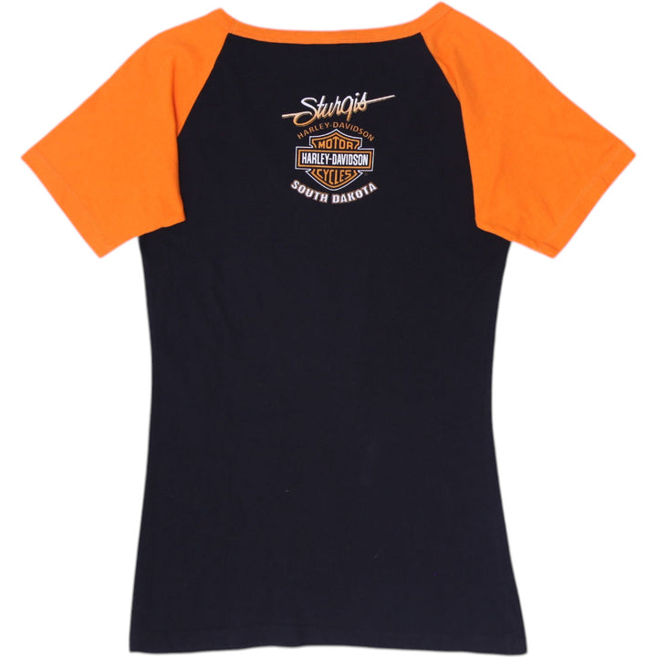 Ladies Harley Davidson Sturgis 75th Anniversary Racing T-Shirt Size M