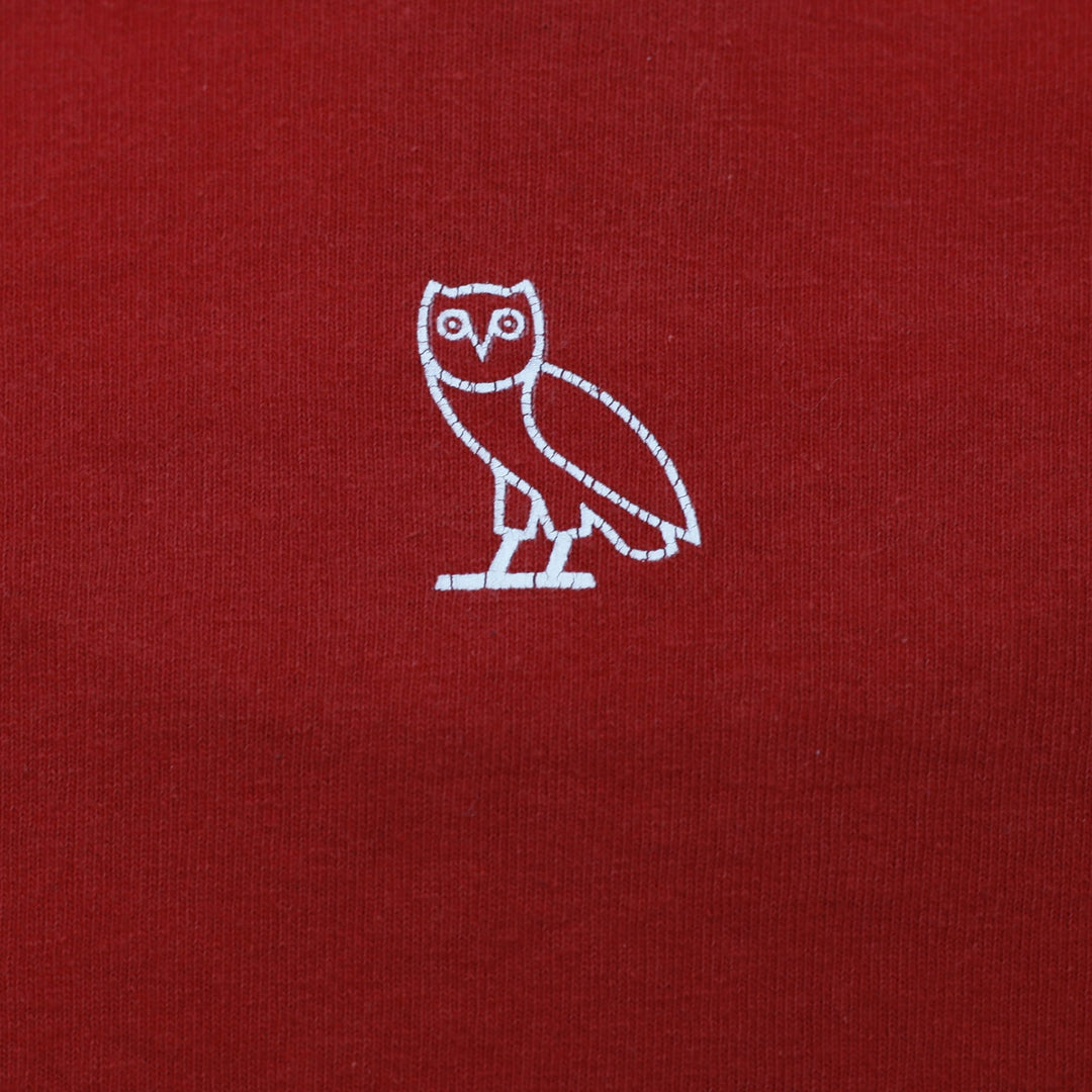 Mens OVO Athletics Red Short Sleeve T-Shirt Size Large