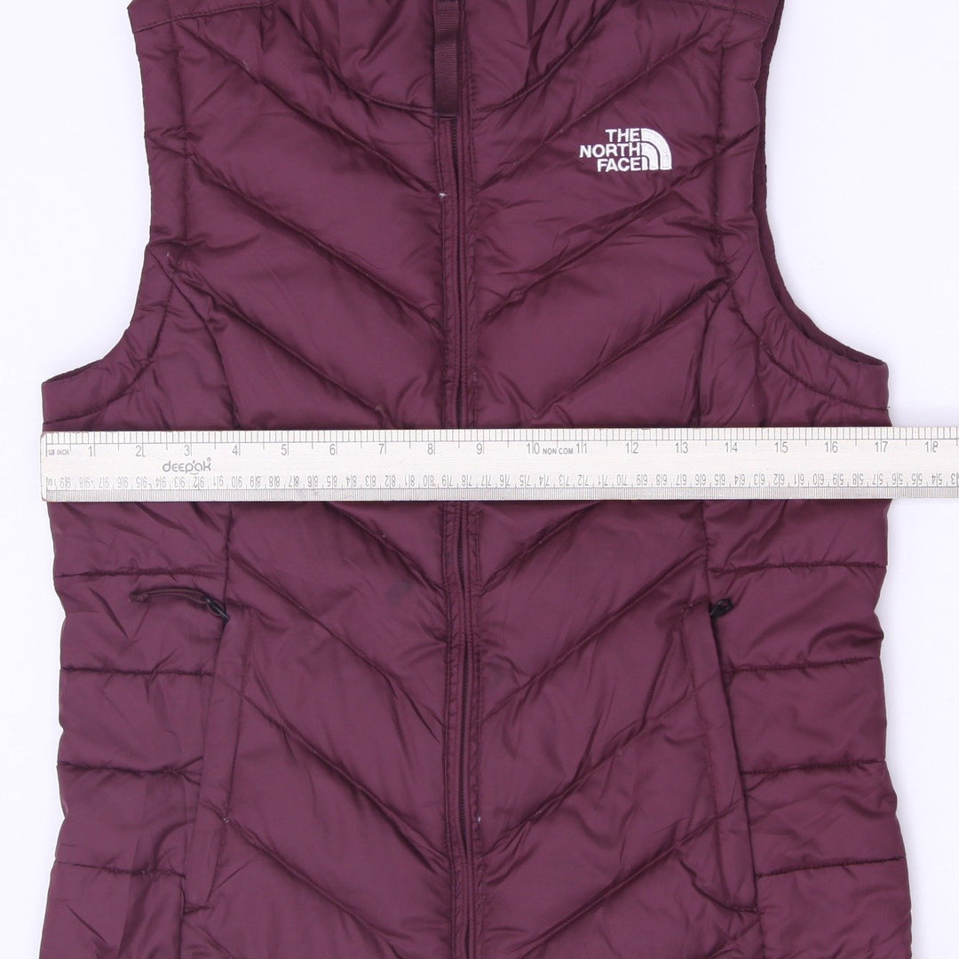 Ladies The North Face 550 Down Vest Chevron Puffer Size XS