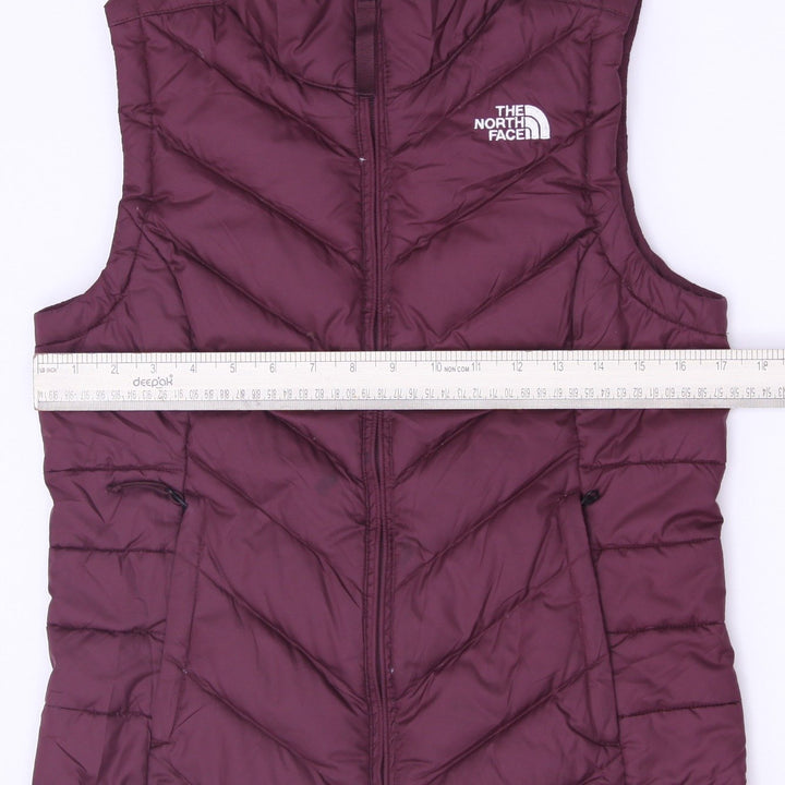 Ladies The North Face 550 Down Vest Chevron Puffer Size XS