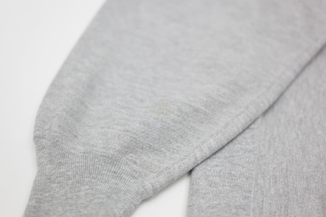 Vintage Champion Logo Reverse Weave Gray Sweatshirt