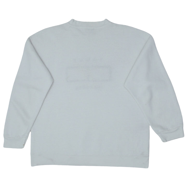 Vintage Tommy Hilfiger Embroidered Crewneck Sweatshirt Made in USA White - Fashion Rerun Vintage Migration_Sweaters