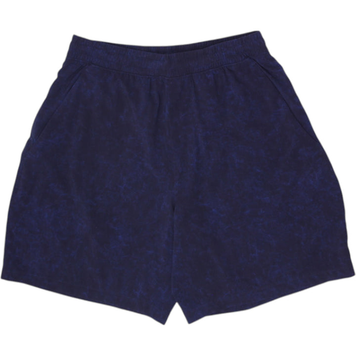 Mens Lululemon Navy Blue Water Camo / Marble Print Athletic Shorts Size Small S