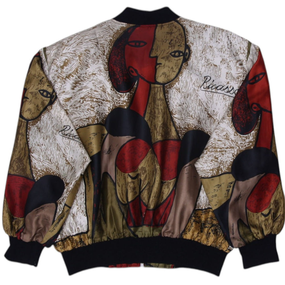 Vintage 80s Maximalist High Fashion Baroque Picasso Size XXL | Migration_Jackets - Side View | Fashion Rerun
