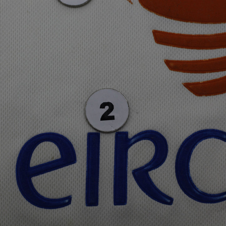 Vintage Mens Umbro Republic of Ireland 2002-04 Away Football Jersey White Eircom