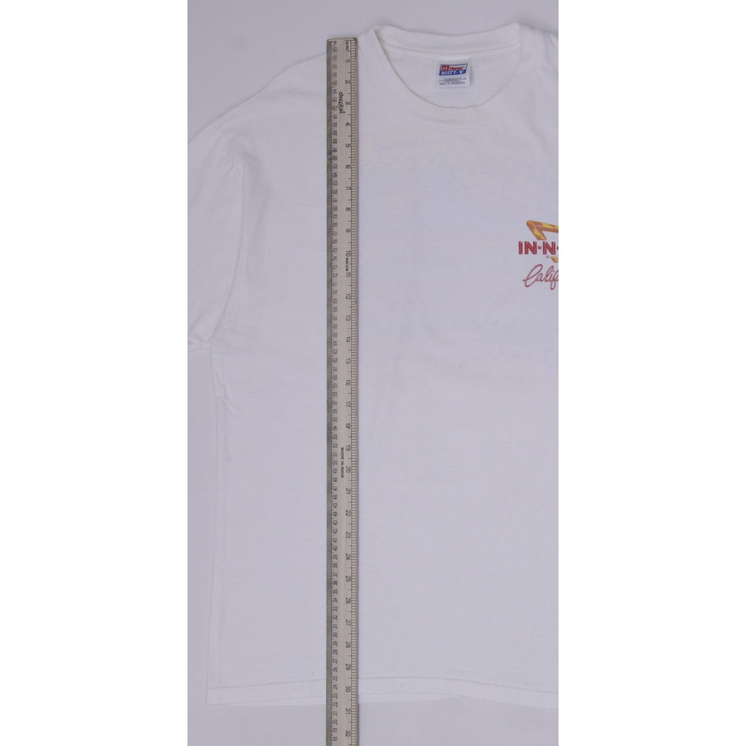Vintage 1998 In-N-Out Burger 50th Anniversary T-Shirt Made in USA Size XL