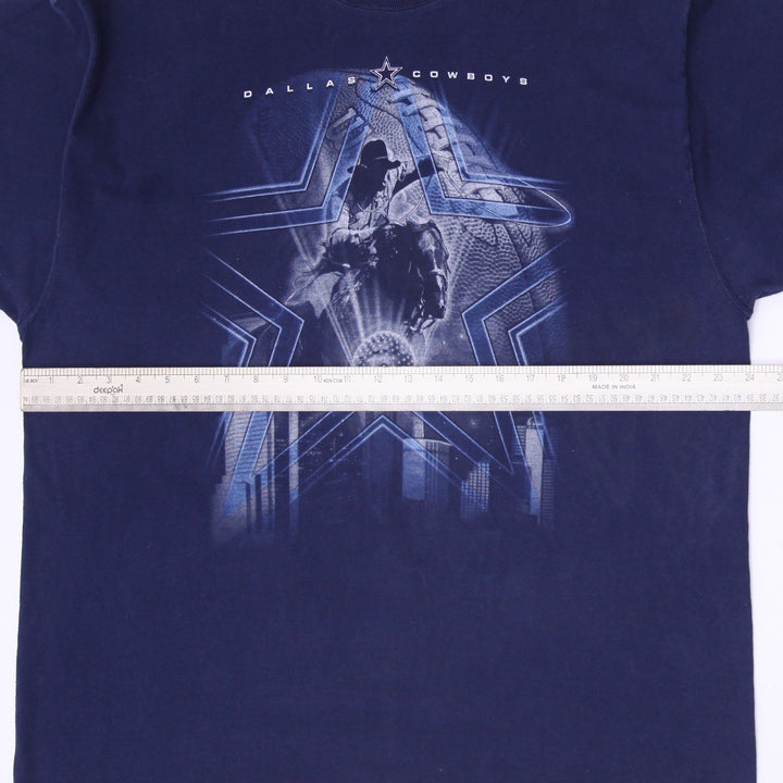 Vintage 90s Pro Player Dallas Star Cowboy T-Shirt Size XL
