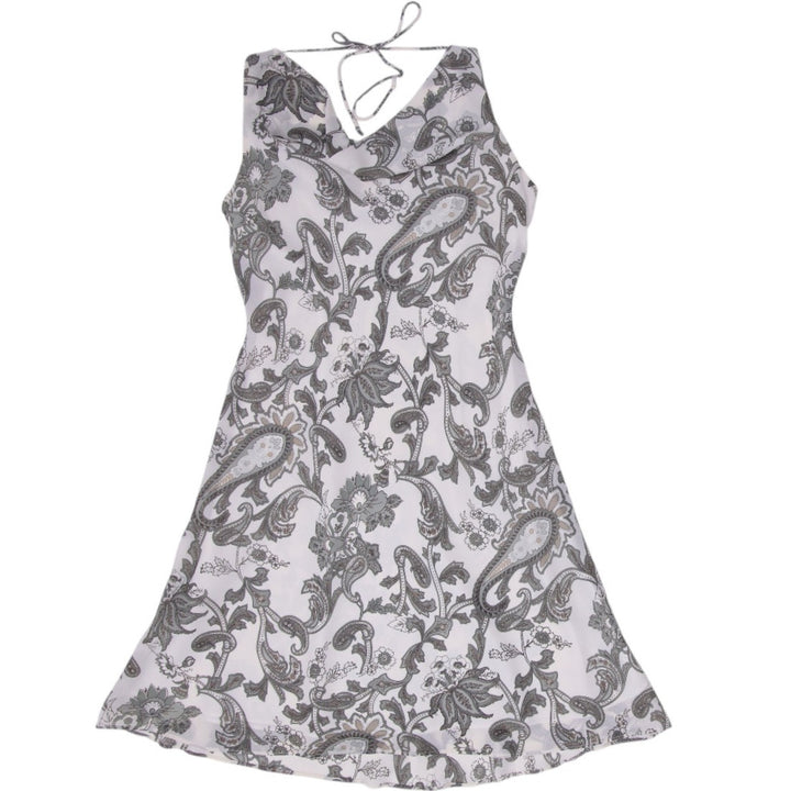 Y2K Ladies Lori Ann Paisley Print Sleeveless Dress Size 14