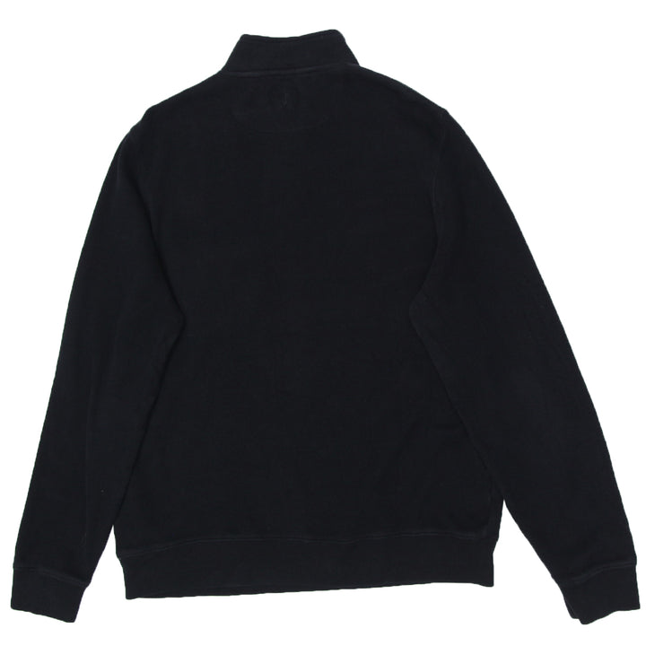 Mens Pendleton Quarter Zip Black Sweater