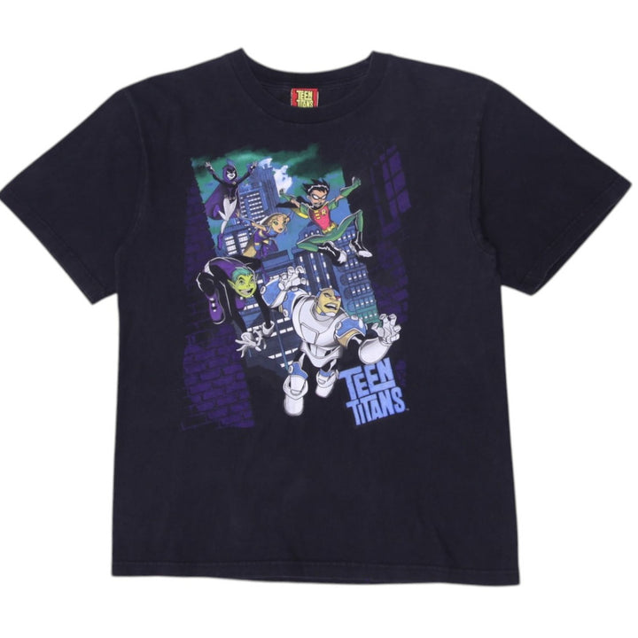 Vintage 00s Mens Teen Titans Black T-Shirt Size XL | Migration_T-Shirts | Fashion Rerun