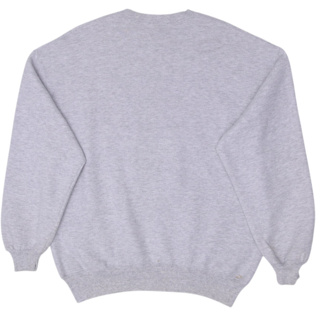 Vintage Mens Russell Athletic Sweatshirt Gray Toronto Blue Jays MLB Graphic | Migration_Sweatshirt - Side Vie | Fashion Rerun