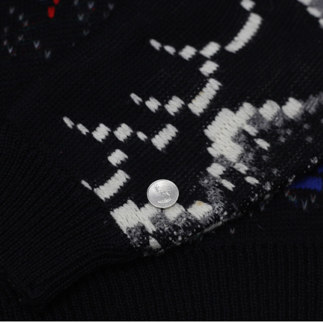 Vintage Nani Bon Of Italy Ski Knit Wool Sweater - Fashion Rerun Vintage Migration_Sweaters