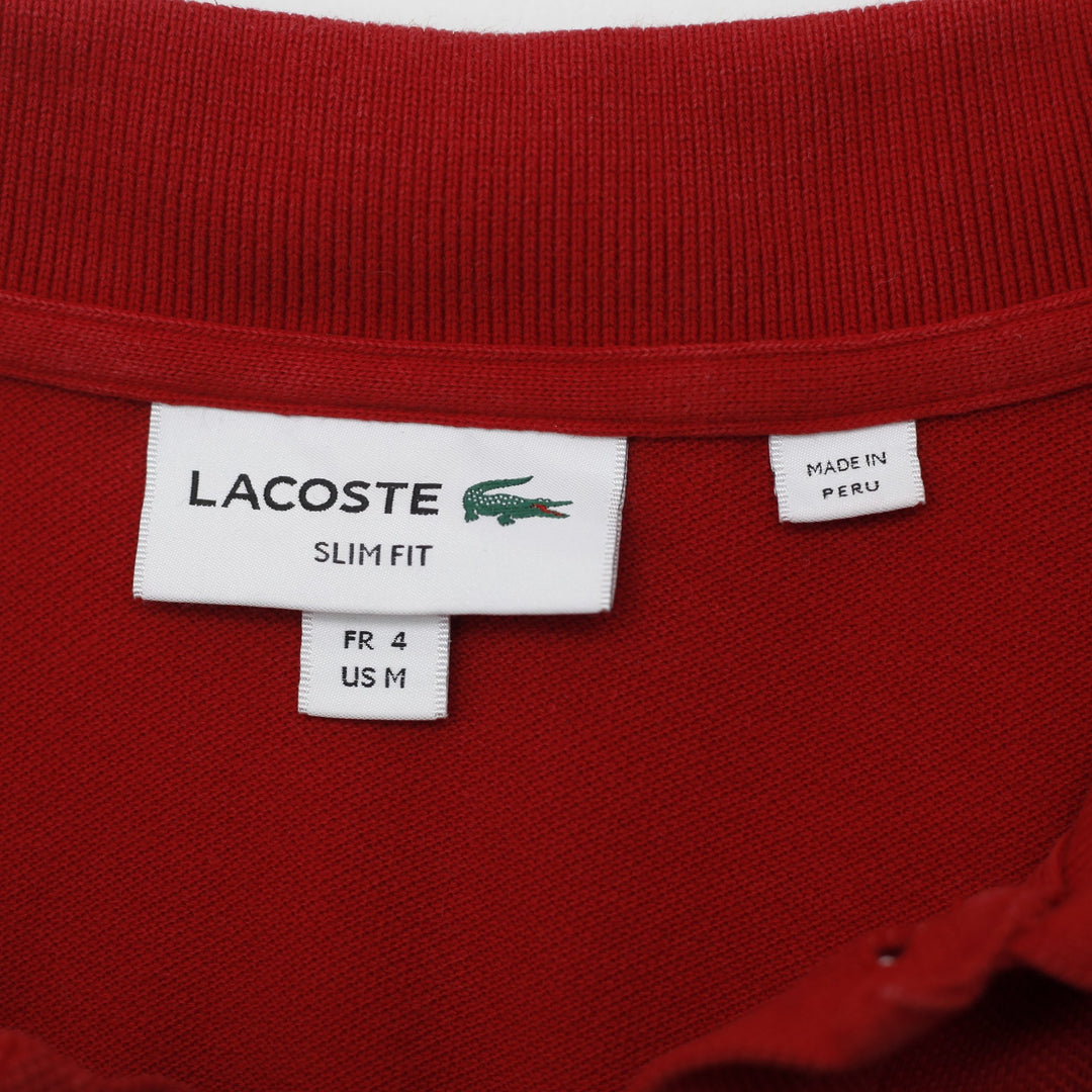 Mens Lacoste Short Sleeve Pique Polo T-Shirt Size M