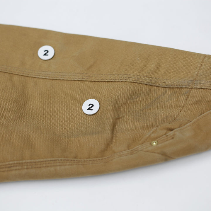 Vintage 90s Carhartt C01 BRN Blanket Lined Jacket Size 50