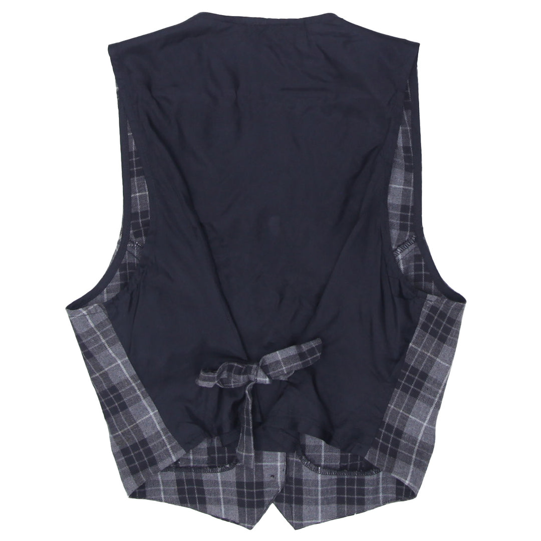 Y2K Le Chateau Plaid Waistcoat - Fashion Rerun Vintage Migration_Tops
