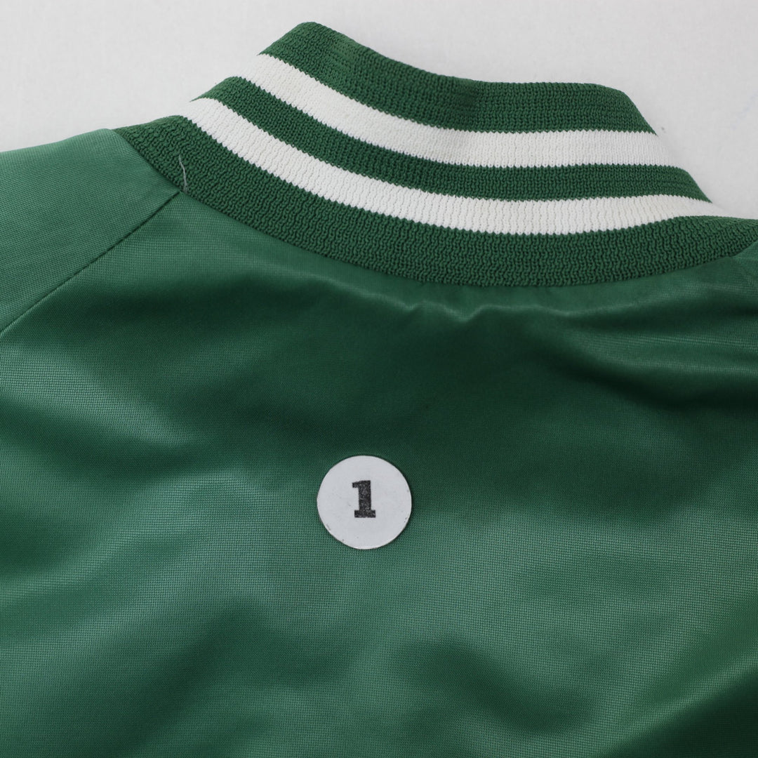 Vintage Chalk Line Boston Celtics Quilted Satin Jacket Made In USA XL | Migration_Jackets - View 7 | Fashion Rerun