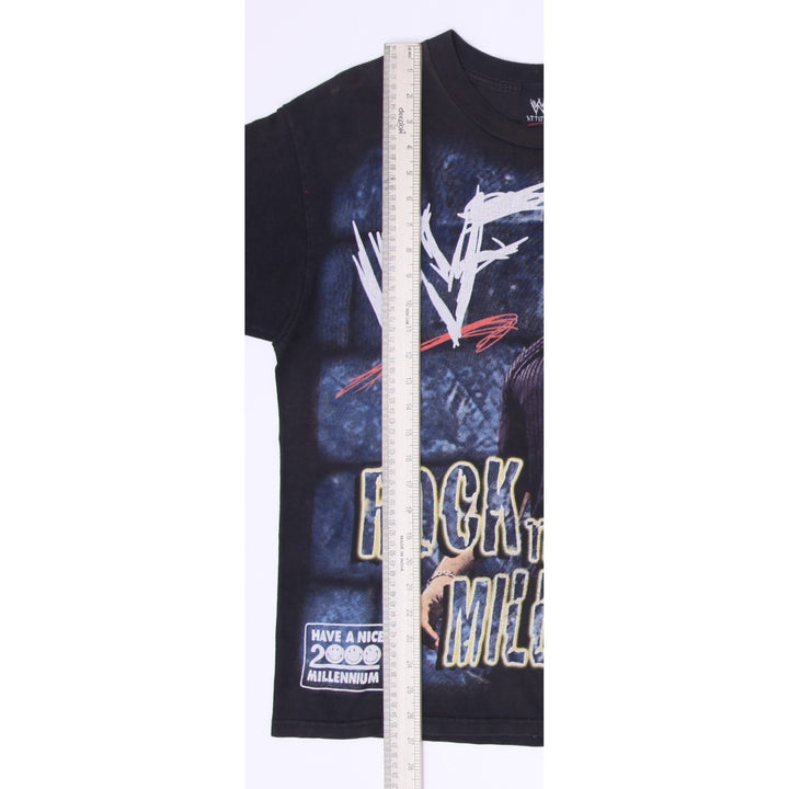 Vintage 2000 The Rock WWF Attitude The Millennium T-Shirt Size XL