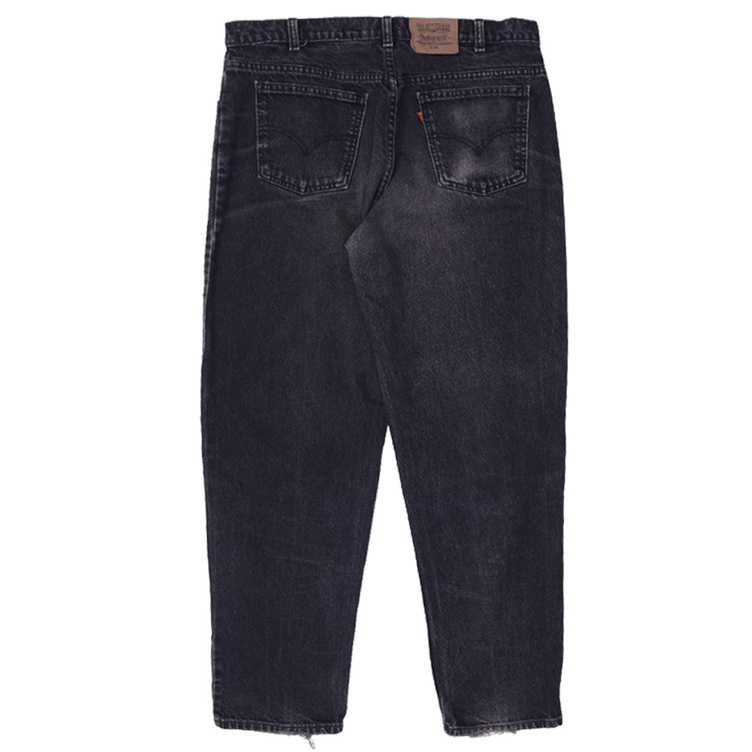 Vintage Levi Strauss 634 Orange Tab Jeans | Migration_Pants UAENAT20 - Side View | Fashion Rerun