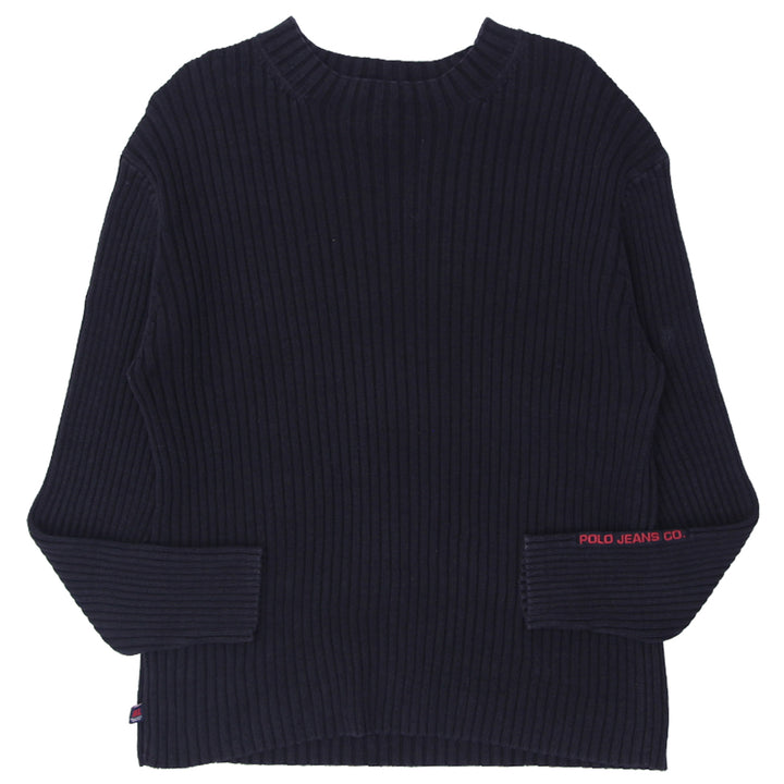 Vintage Polo Jeans Company Rib Sweater Black - Fashion Rerun Vintage Migration_Sweaters